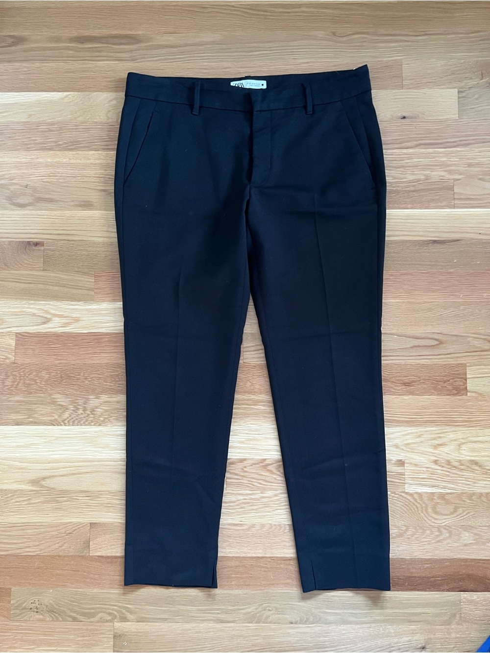 Zara Black Dress Trousers — Slim Tailored Fit